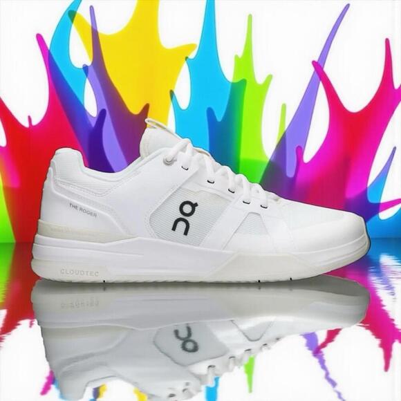 On THE ROGER Clubhouse Pro White Ice Men\'s Tennis Shoes Size 11.5 main image 10
